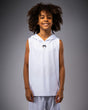 Venum Hoodie Elite ärmellos Kinder – Weiß