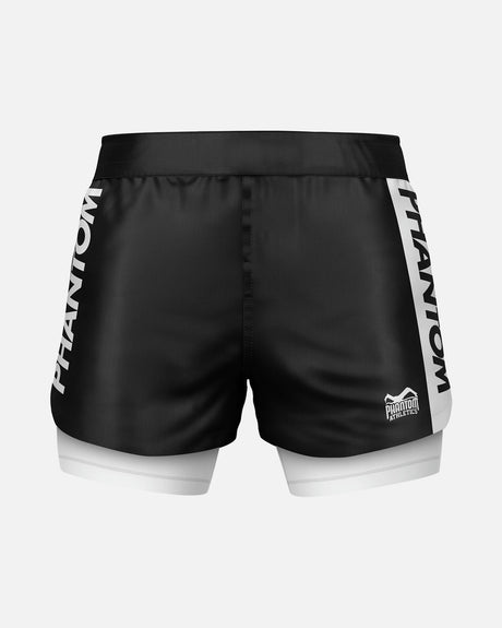 Phantom Athletics Compressie Shorts Fusion-R 2in1 Ranked – Hvid