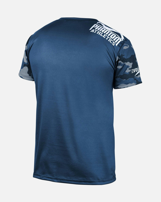 Phantom Athletics Trainingsshirt EVO Warfare - Marineblauw Camo