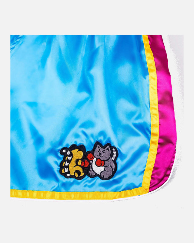 8 WEAPONS Muay Thai Shorts Meow Thai – Blue/Purple