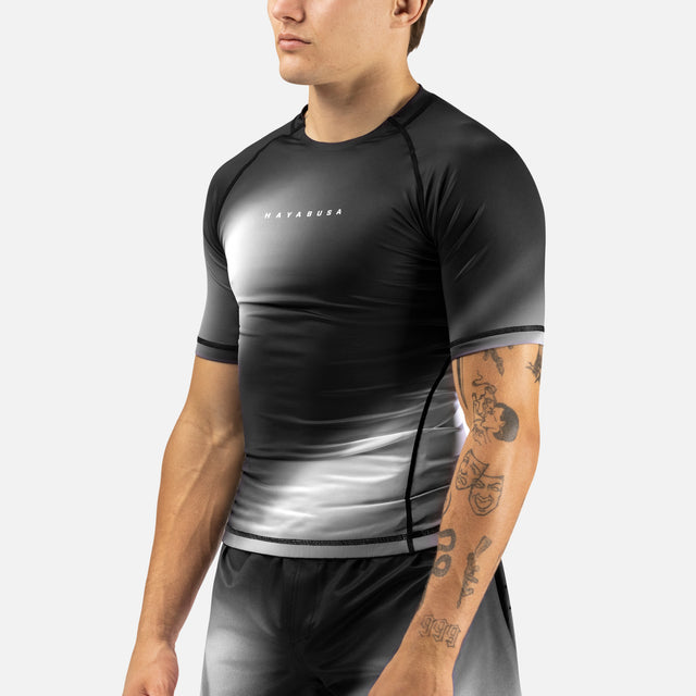 Hayabusa Rashguard Apex Nova Korte Mouwen - Grijs