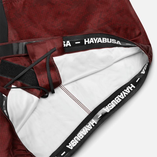 Spodenki MMA Hayabusa Hex Mid-Thigh – Bordeaux