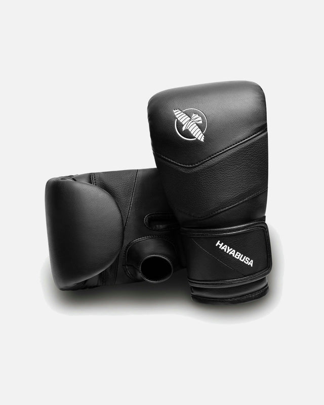 Rękawice workowe Hayabusa T3 z otwartym kciukiem – Czarne