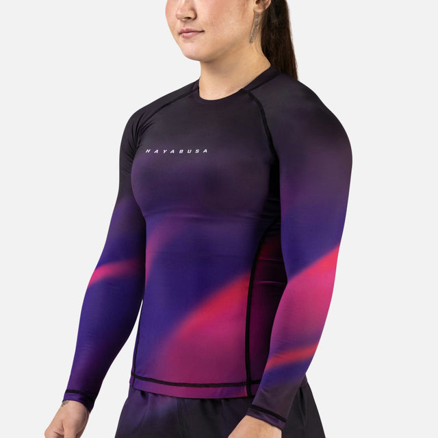 Hayabusa Rashguard Apex Nova Lange Mouwen Dames - Paars