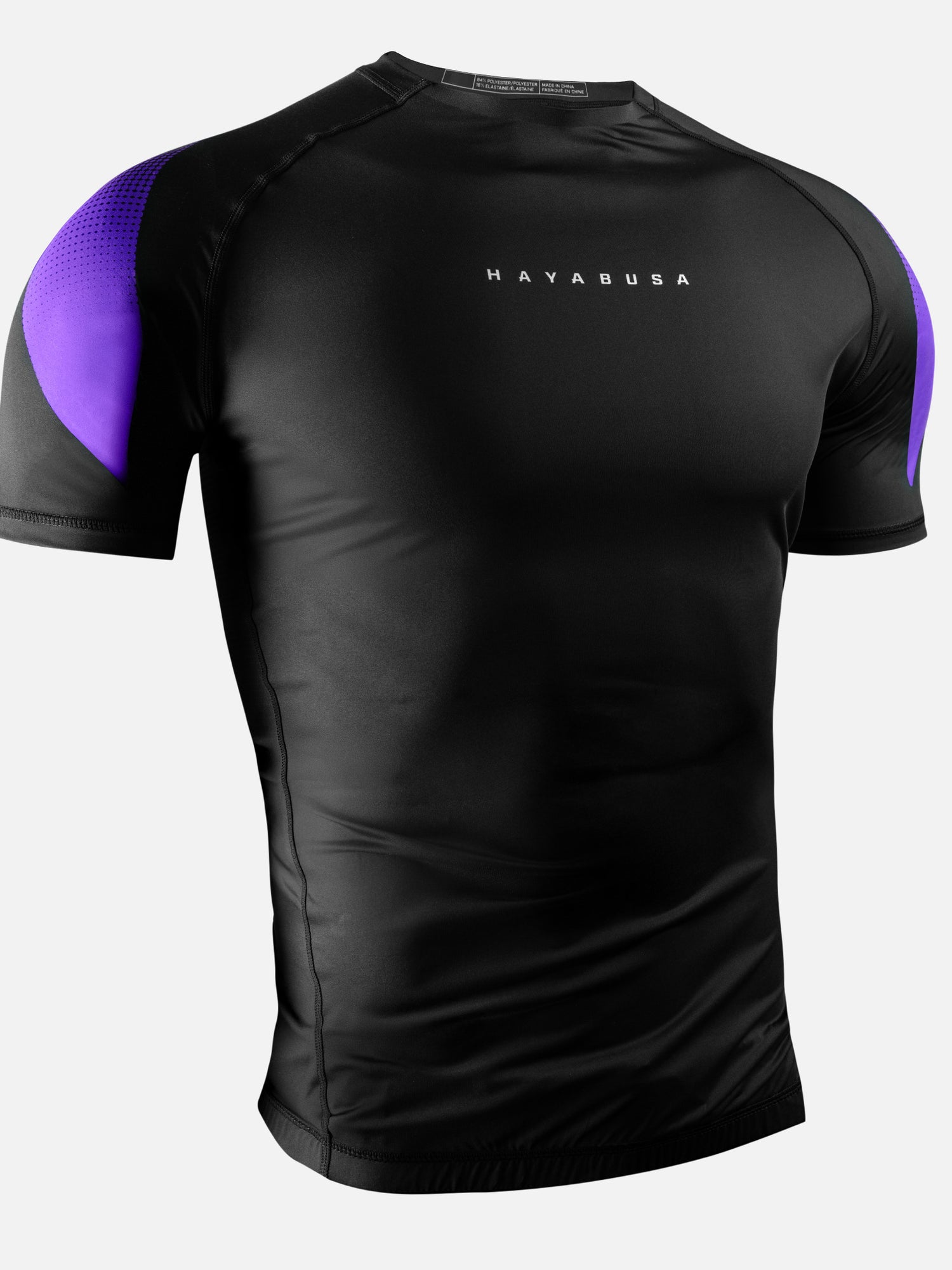 Hayabusa Rashguard Pro Ranked Korte Mouwen - Paars