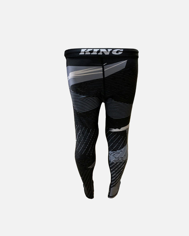 King Pro Boxing Compressie Shorts Shadow 1 - Zwart