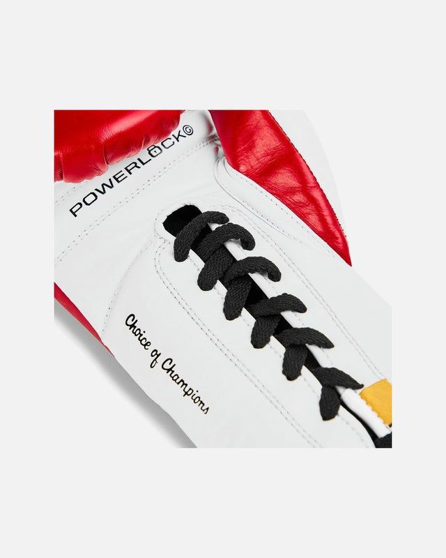 Rękawice bokserskie Everlast Powerlock OG Pro – Czerwone/Białe