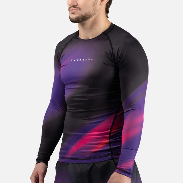 Hayabusa Rashguard Apex Nova Lange Mouwen - Ultraviolet Paars