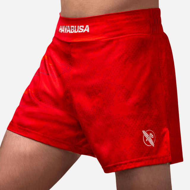 Spodenki Muay Thai Hayabusa Arrow – Czerwone