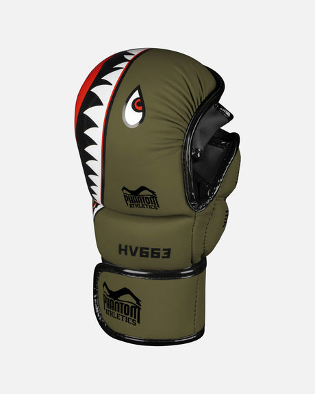 Rękawice MMA Phantom Athletics Fight Squad – Zielony Wojskowy