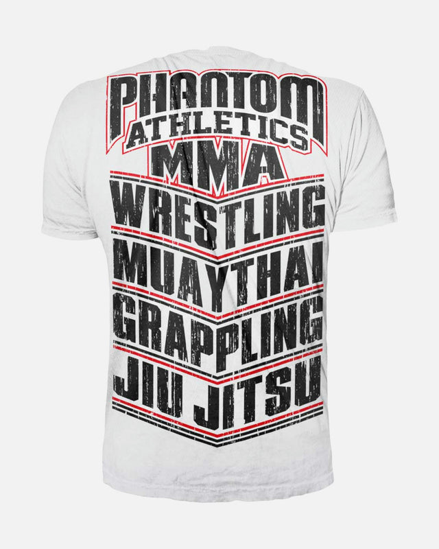 Phantom Athletics T-Shirt EVO MMA Sports - Wit