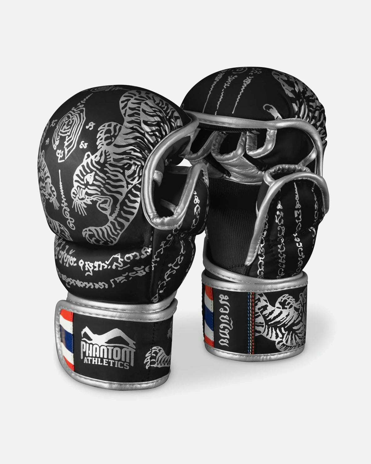 Phantom Athletics MMA Handschoenen Sparring Muay Thai - Zwart/Zilver