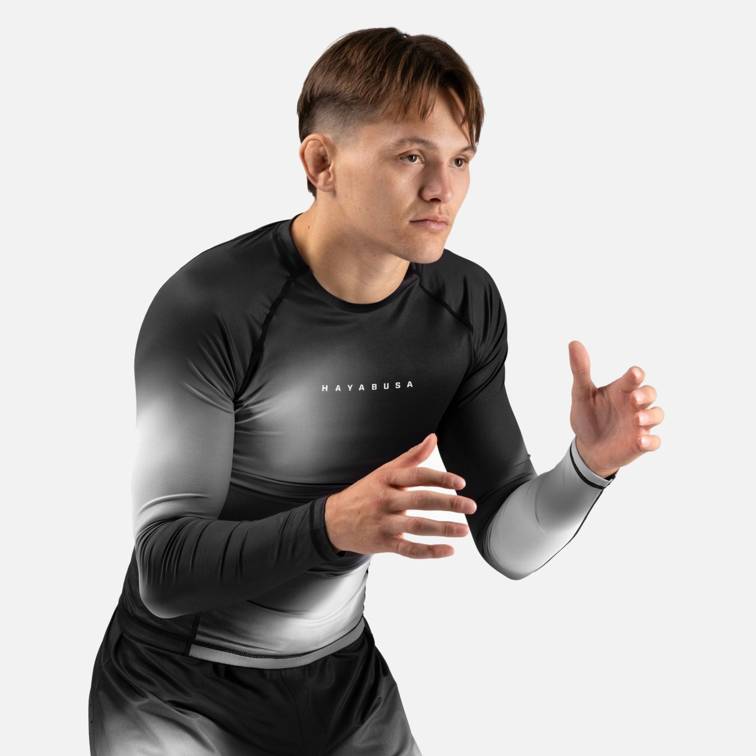 Hayabusa Rashguard Apex Nova Lange Mouwen - Grijs