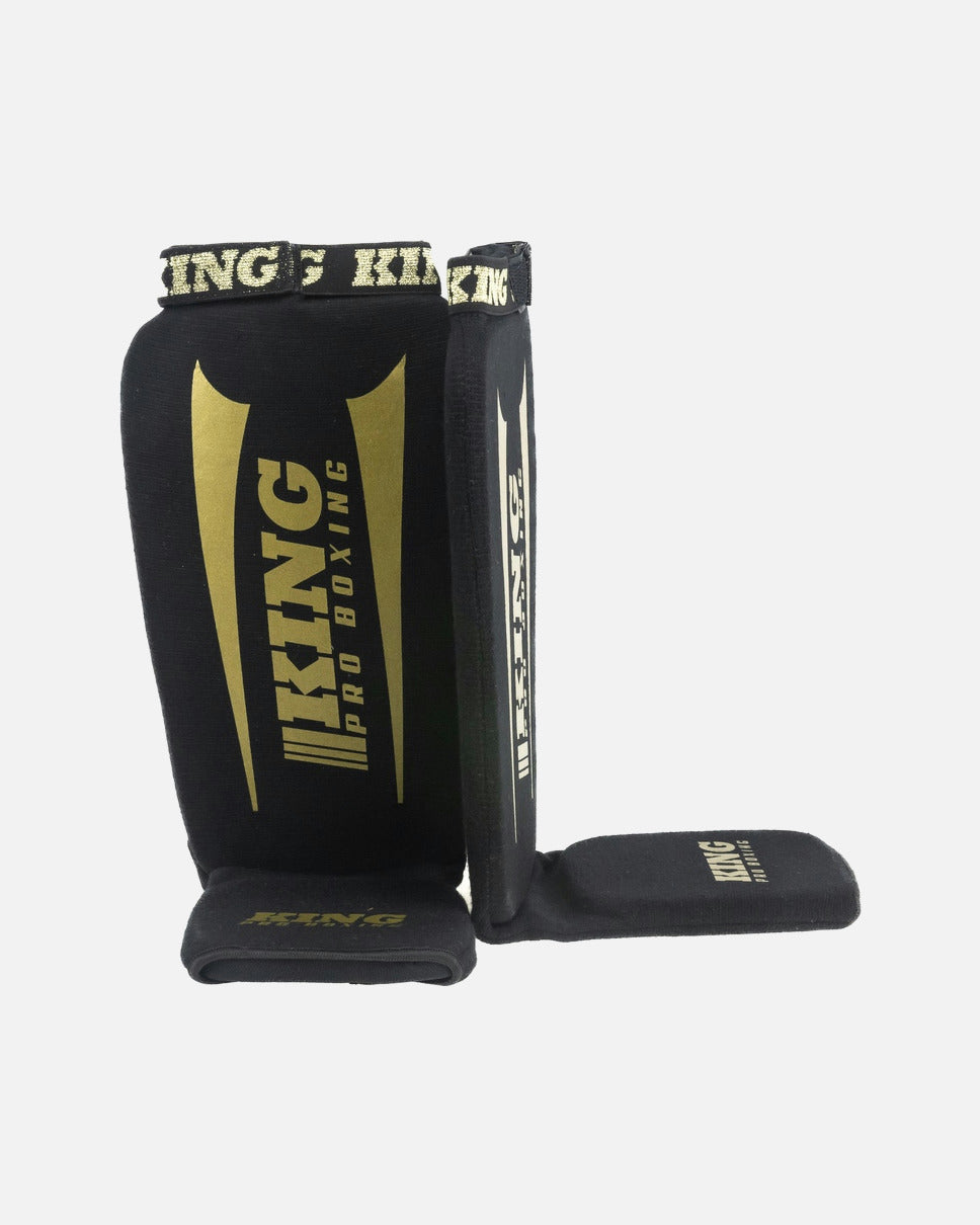 Ochraniacze na piszczele King Pro Boxing AMSG Pro – Czarne