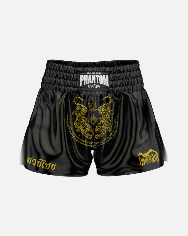 Phantom Athletics Muay Thai shorts Sak Yant - Sort/Guld