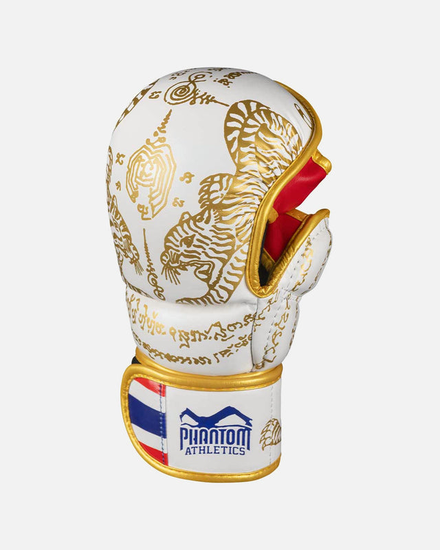 Phantom Athletics MMA Handschoenen Sparring Muay Thai - Wit/Goud