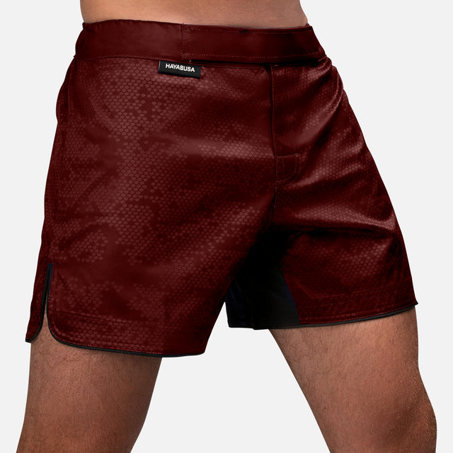 Spodenki MMA Hayabusa Hex Mid-Thigh – Bordeaux