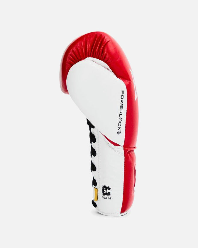 Rękawice bokserskie Everlast Powerlock OG Pro – Czerwone/Białe