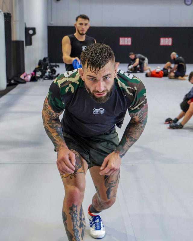 T-shirt da allenamento Phantom Athletics EVO Camo – Woodland