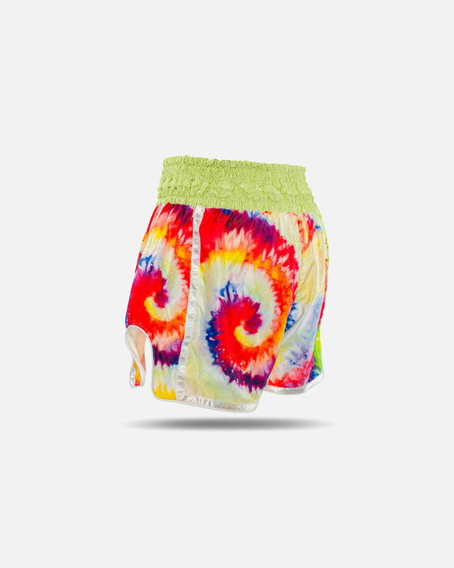 Booster Muay Thai Shorts TBT Swirl - Geel