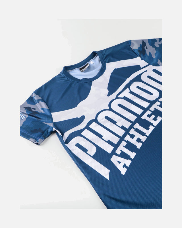 Phantom Athletics Trainingsshirt EVO Warfare - Marineblauw Camo