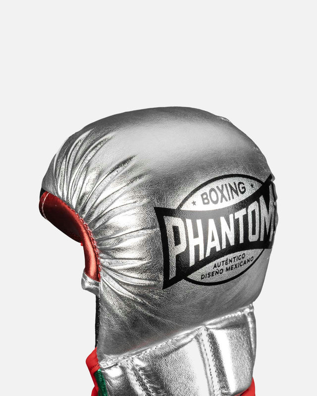 Phantom Athletics MMA Handschoenen Mexico - Zilver/Groen/Rood