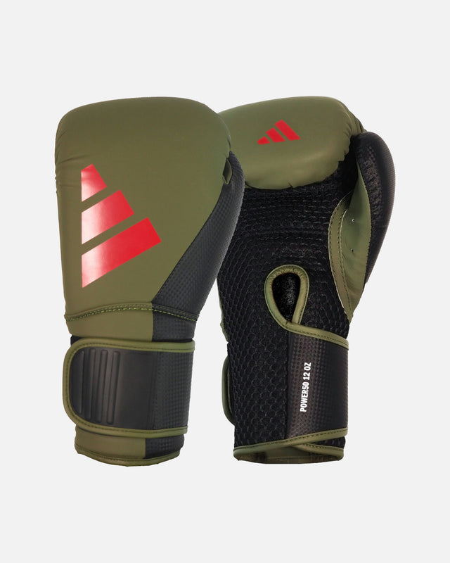 Adidas Bokshandschoenen Power 50 - Groen/Rood