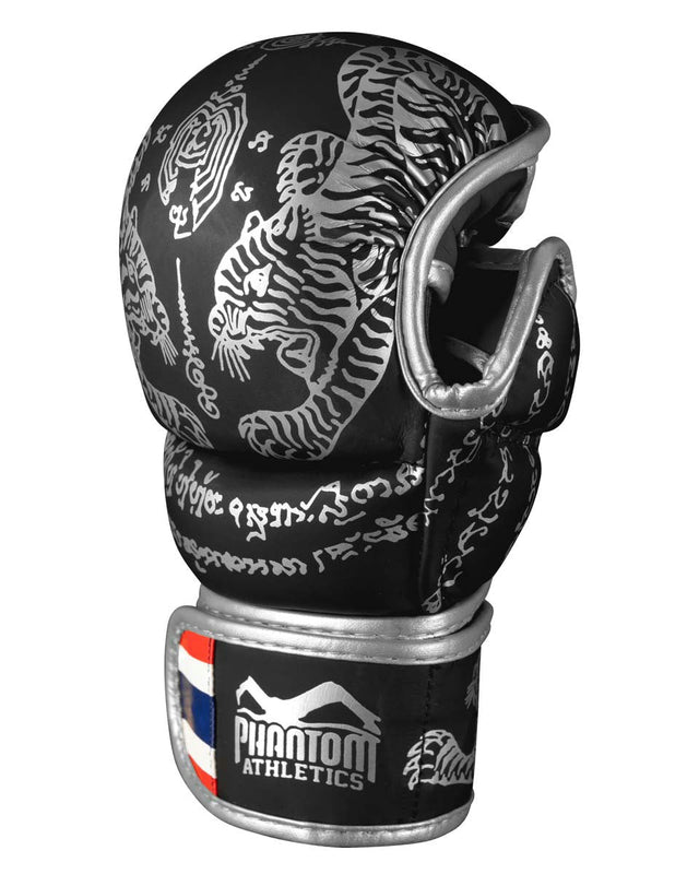 Phantom Athletics MMA Handschoenen Sparring Muay Thai - Zwart/Zilver