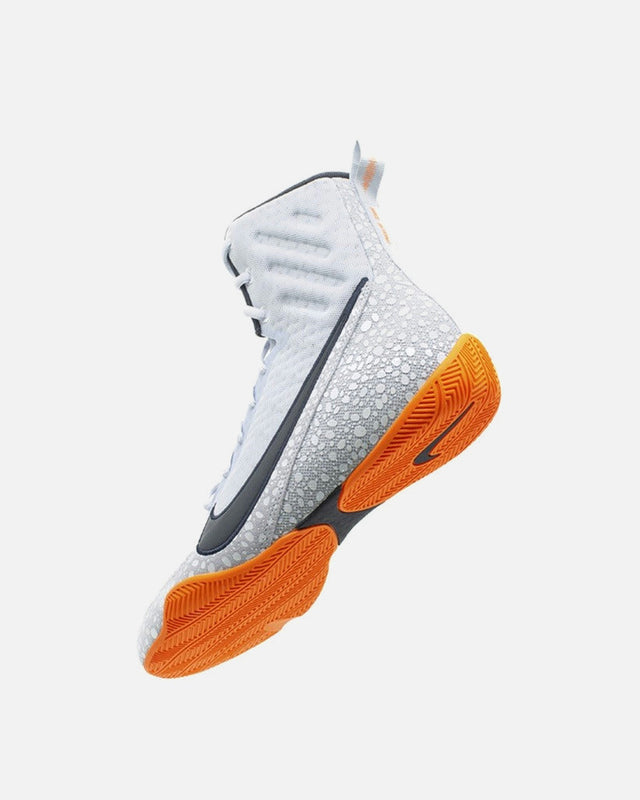 Chaussures de boxe Nike Machomai 3 SE – Argent/Orange