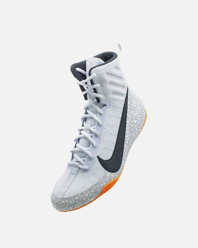 Chaussures de boxe Nike Machomai 3 SE – Argent/Orange
