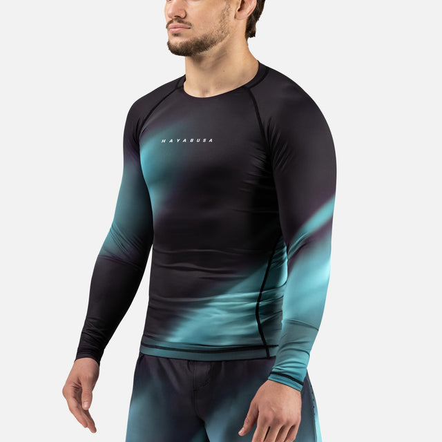 Hayabusa Rashguard Apex Nova Lange Mouwen - Turquoise