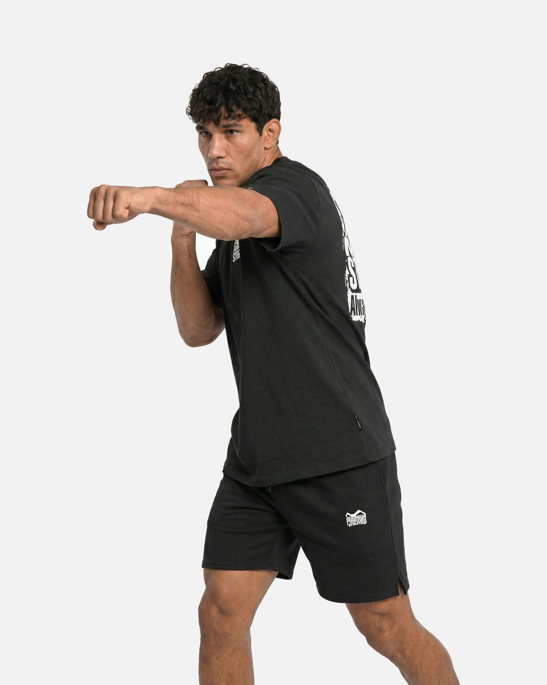 Phantom Athletics T-Shirt Cage Ring Mat Street - Zwart