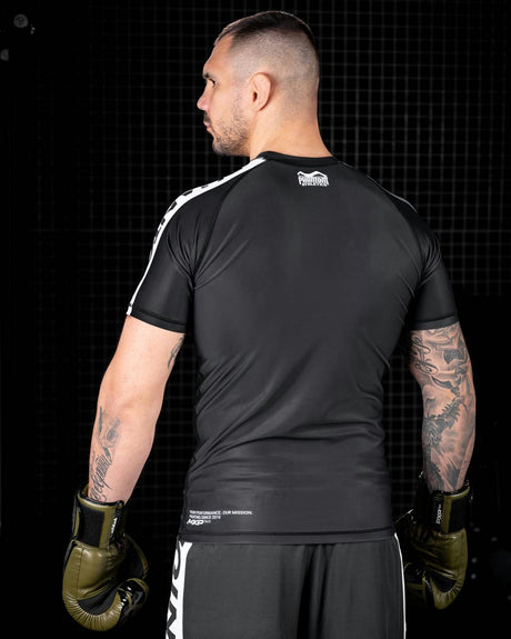 Phantom Athletics Rashguard EVO Apex Korte Mouwen - Sort