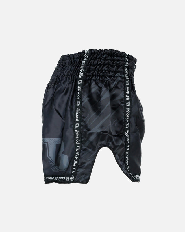 Spodenki Muay Thai Booster Combat Series 4 Dziecięce – Czarne
