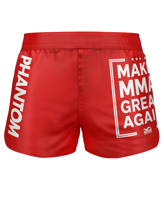 Pantaloncini MMA Phantom Athletics Fusion-R Make MMA Great Again – Rosso