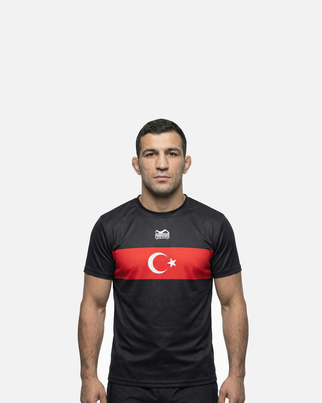 Koszulka Phantom Athletics T-Shirt EVO+ Team Turkey – Czarna