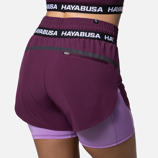 Spodenki treningowe Hayabusa Damskie – Bordowe