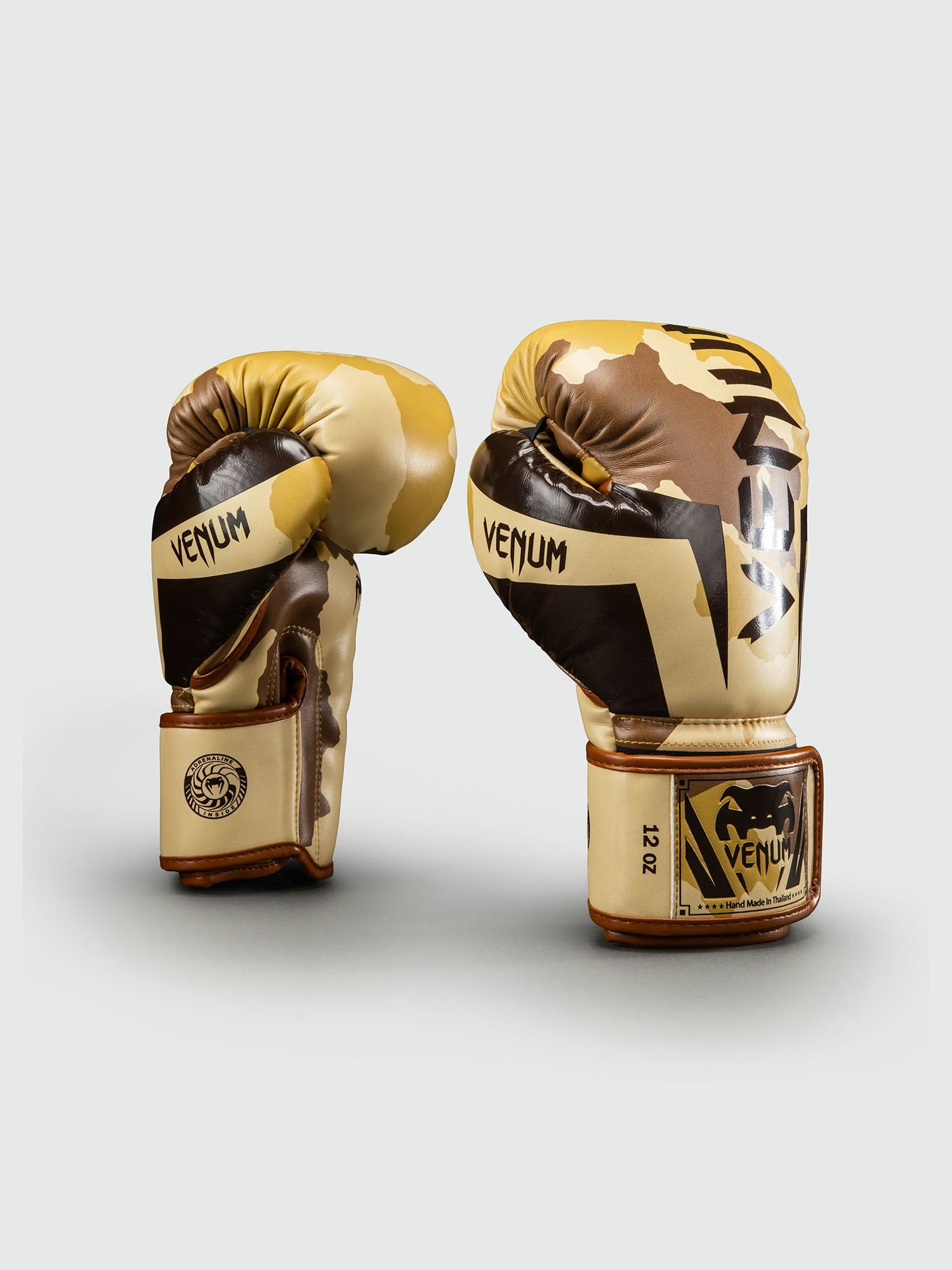 Guantoni da boxe Venum Elite – Beige chiaro/Marrone