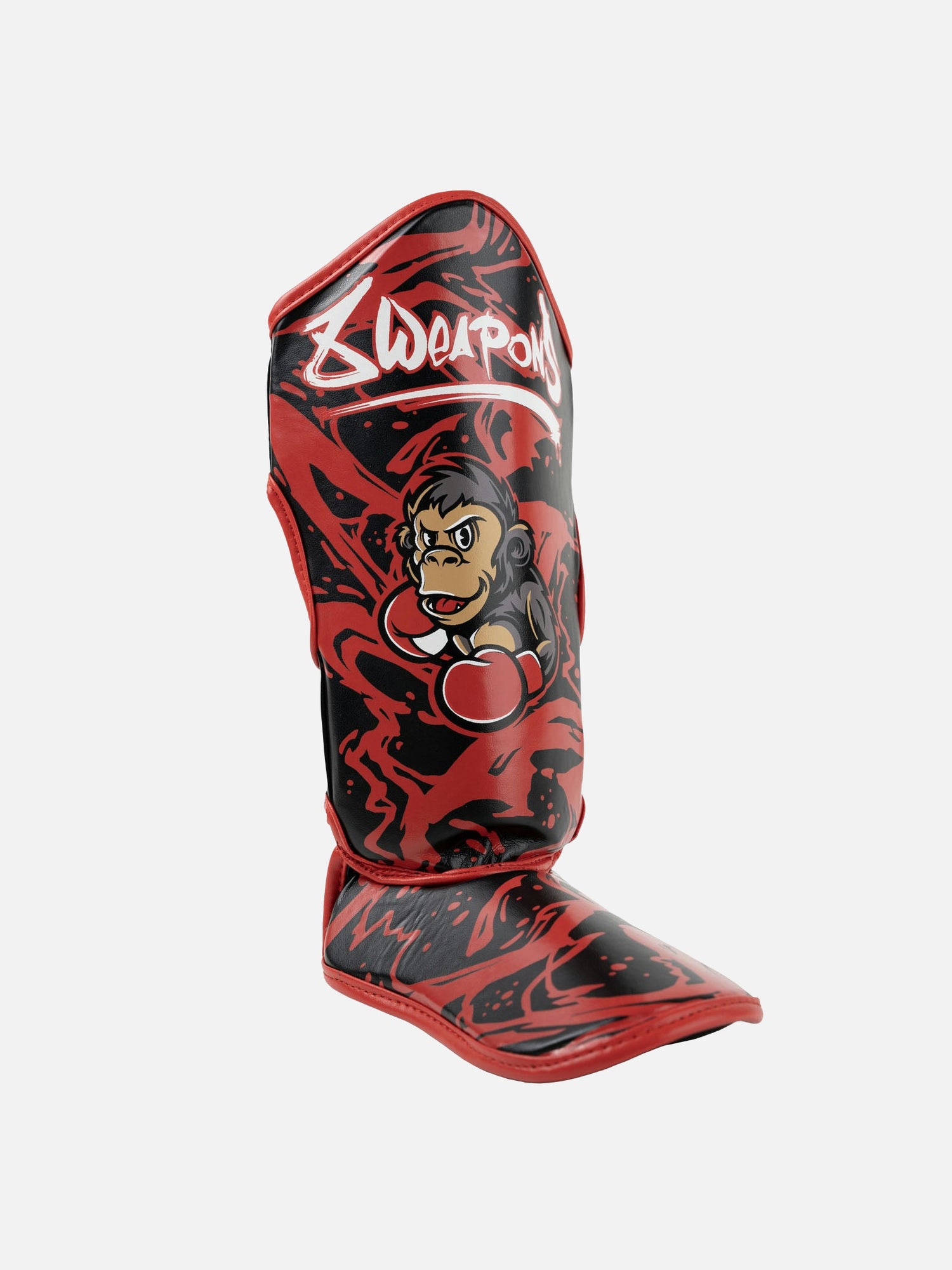 8 WEAPONS Shin guards Joe – Black/Red