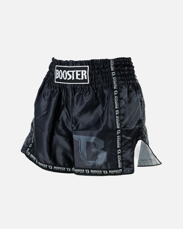 Spodenki Muay Thai Booster Combat Series 4 Dziecięce – Czarne