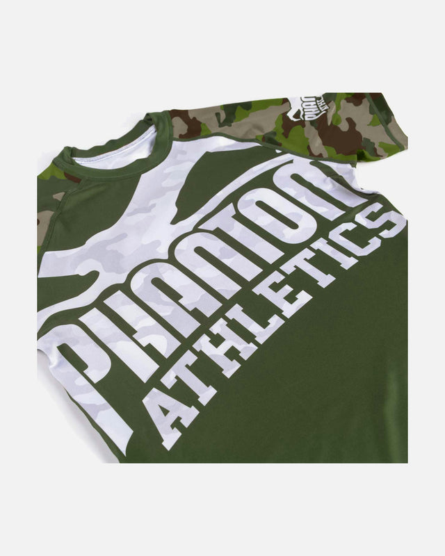 Phantom Athletics Rashguard Warfare - Army Camo