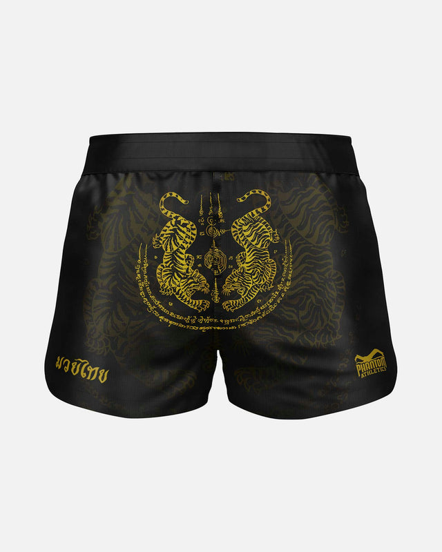 Pantaloni scurți Muay Thai Phantom Athletics Fusion – Negru/Aur