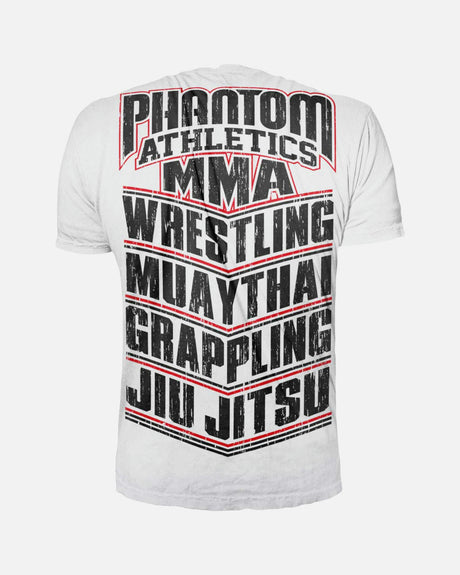 T-Shirt Phantom Athletics EVO MMA Sports – Blanc