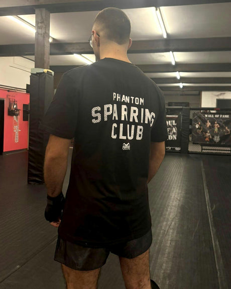 Phantom Athletics T-Shirt Sparring Club Oversize Heavy – Sort