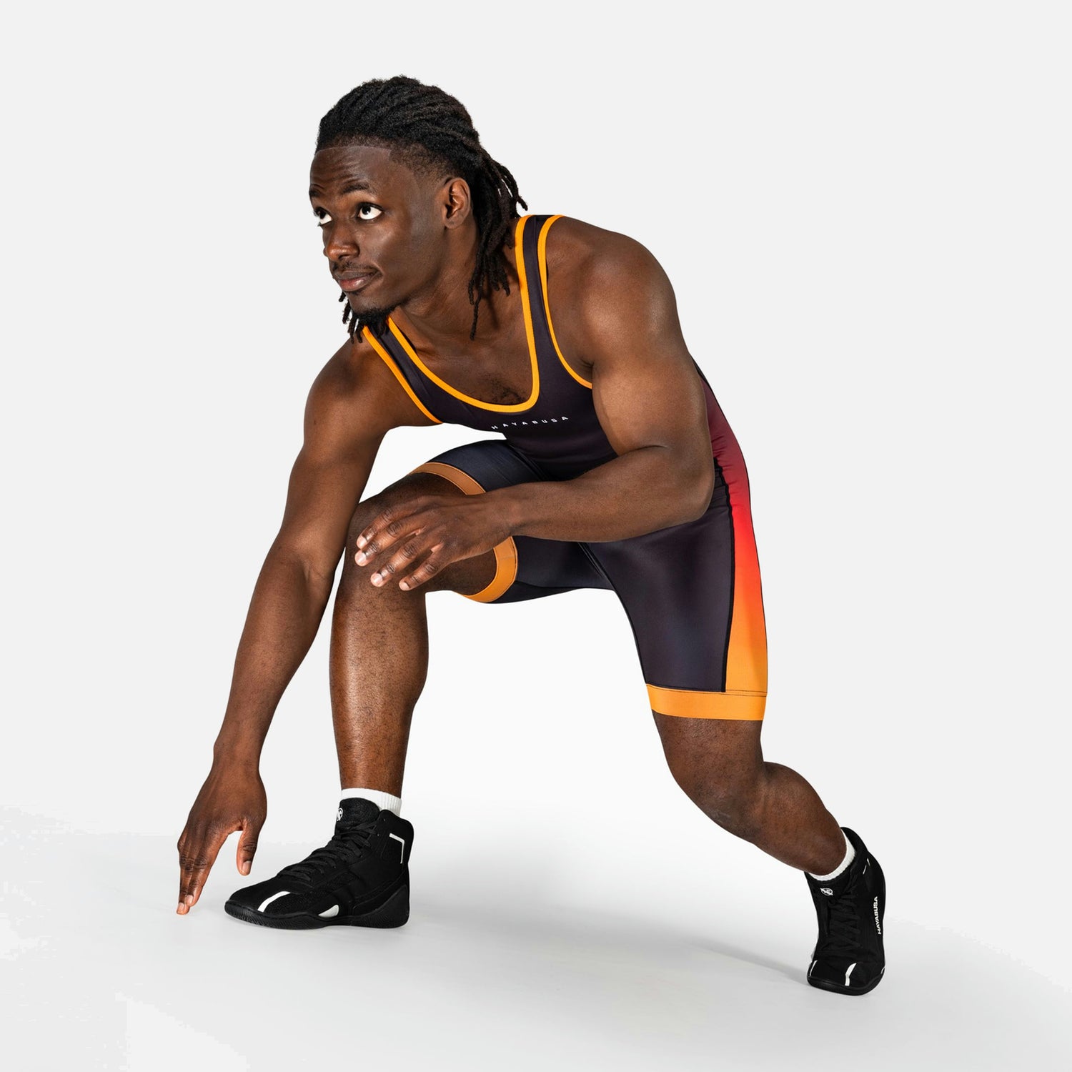 Hayabusa Worstelsinglet Surge - Rood