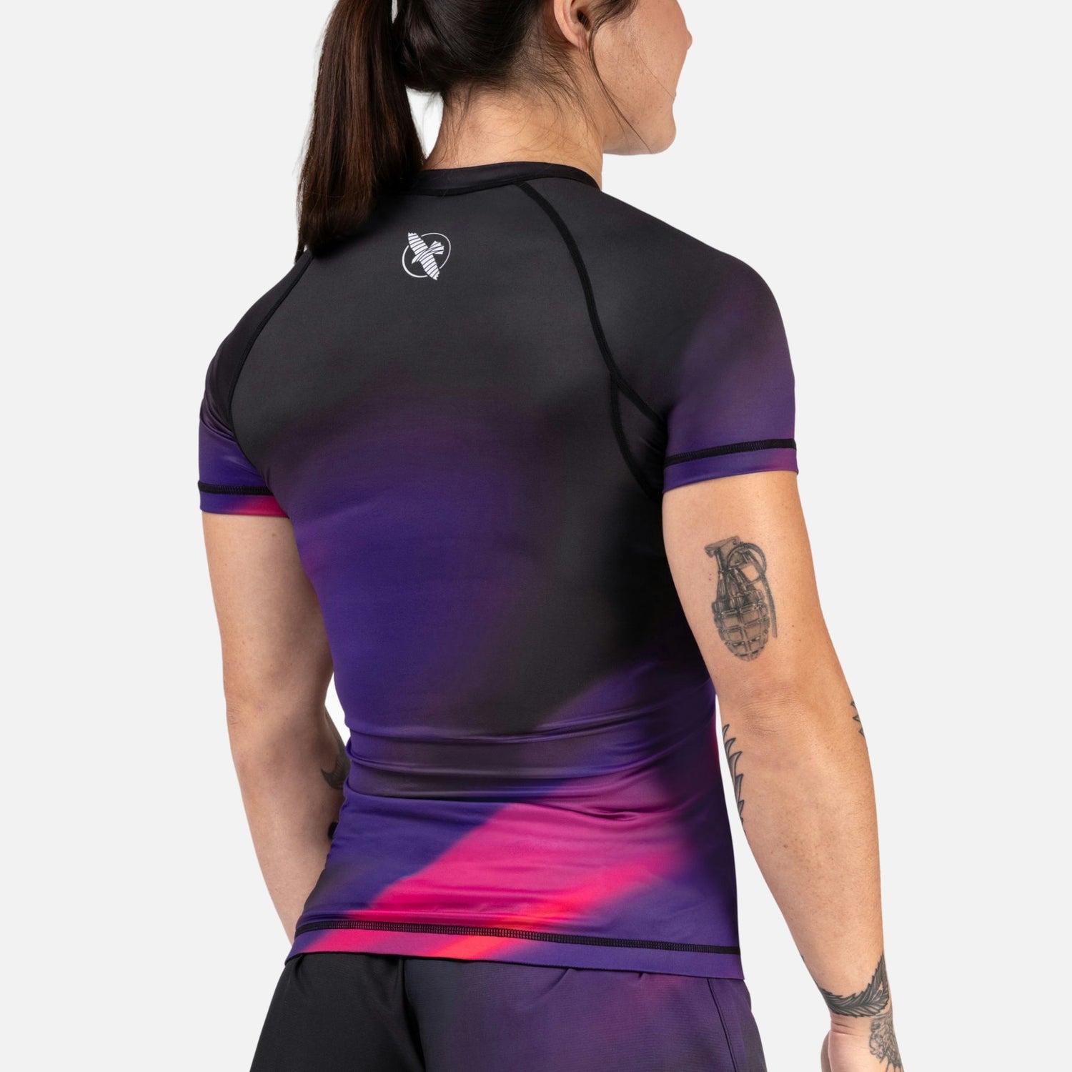 Hayabusa Rashguard Apex Nova Korte Mouwen Dames - Paars