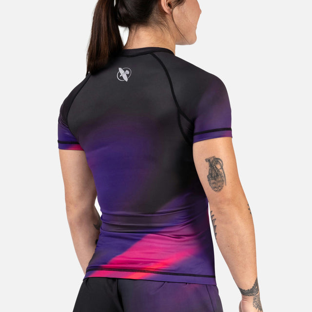 Hayabusa Rashguard Apex Nova Korte Mouwen Dames - Paars