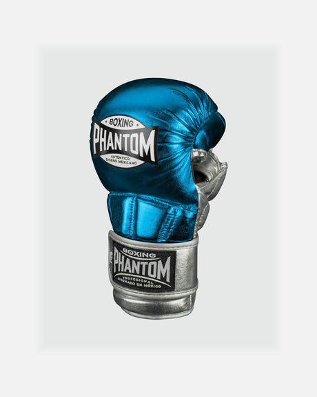 Luvas de MMA Phantom Athletics Mexico – Azul claro/Prateado