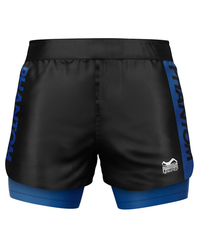 Phantom Athletics Compressie Shorts Fusion-R 2in1 Ranked - Zwart