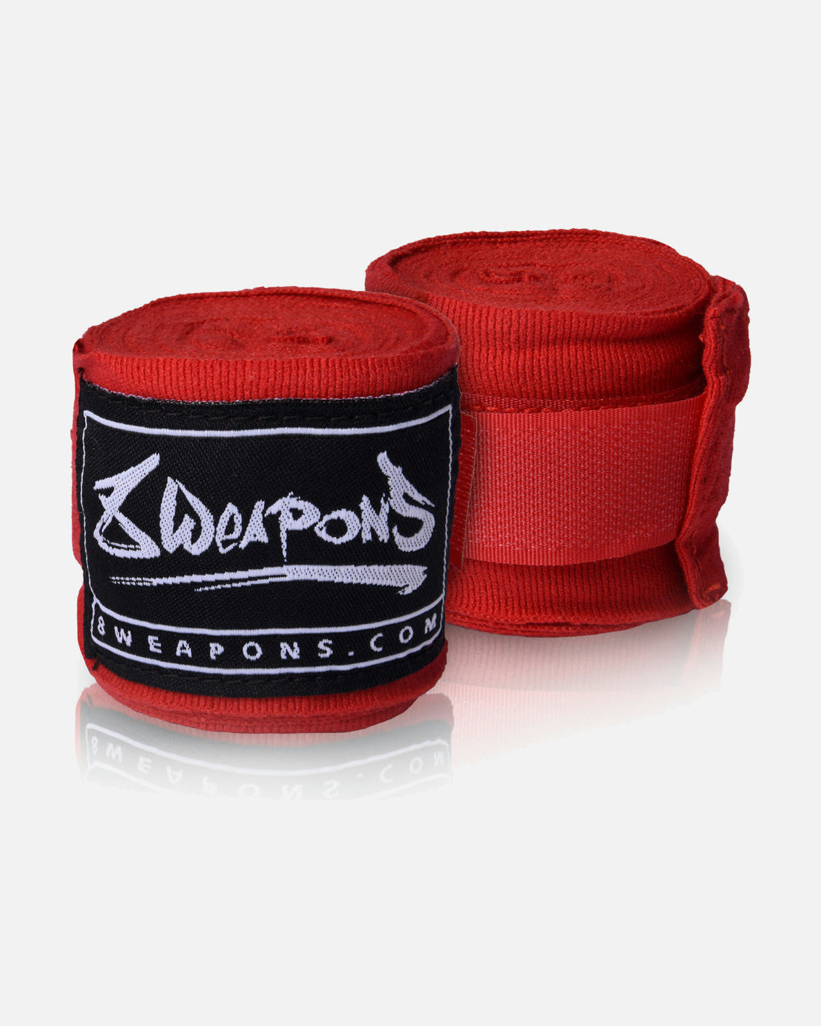 8 WEAPONS Hand Wraps, semi-elastic – Red